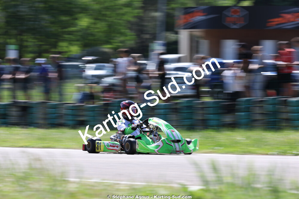 Tanguy MUNOZ — 25 & 26/04/2026 : 3ème manche du Championnat du Sud à Alès (photos Stéphane Agnus) 2026 — karting