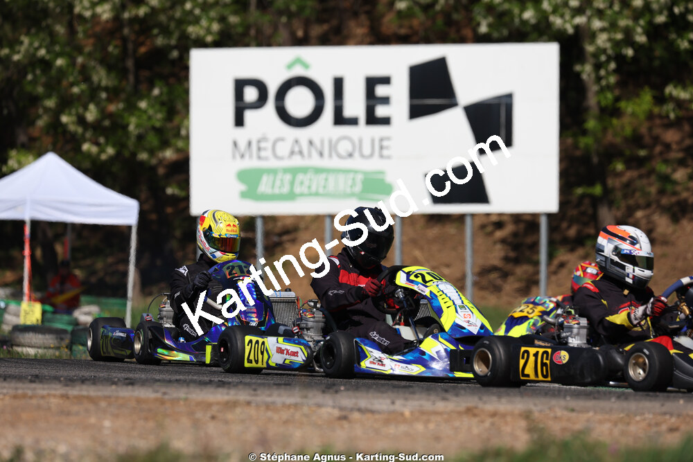 Sénior — 25 & 26/04/2026 : 3ème manche du Championnat du Sud à Alès (photos Stéphane Agnus) 2026 — karting