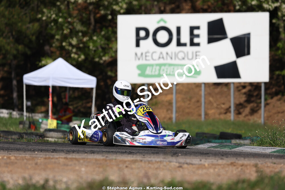 Sénior — 25 & 26/04/2026 : 3ème manche du Championnat du Sud à Alès (photos Stéphane Agnus) 2026 — karting
