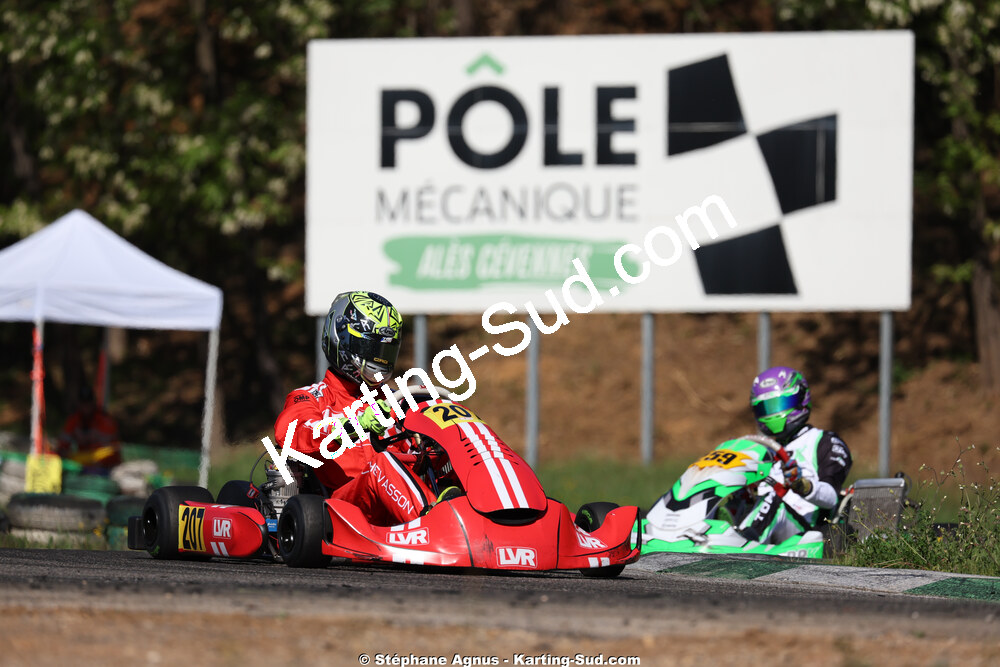 Sénior — 25 & 26/04/2026 : 3ème manche du Championnat du Sud à Alès (photos Stéphane Agnus) 2026 — karting