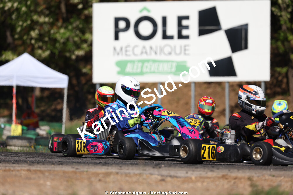 Sénior — 25 & 26/04/2026 : 3ème manche du Championnat du Sud à Alès (photos Stéphane Agnus) 2026 — karting