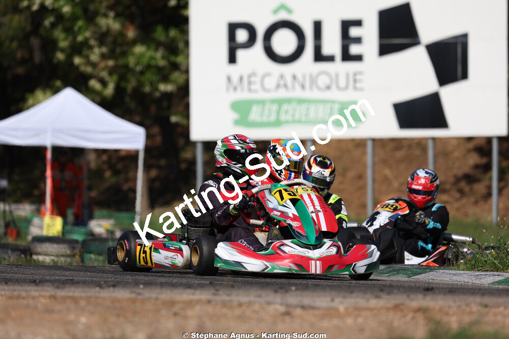 Ethan CHAIX — 25 & 26/04/2026 : 3ème manche du Championnat du Sud à Alès (photos Stéphane Agnus) 2026 — karting
