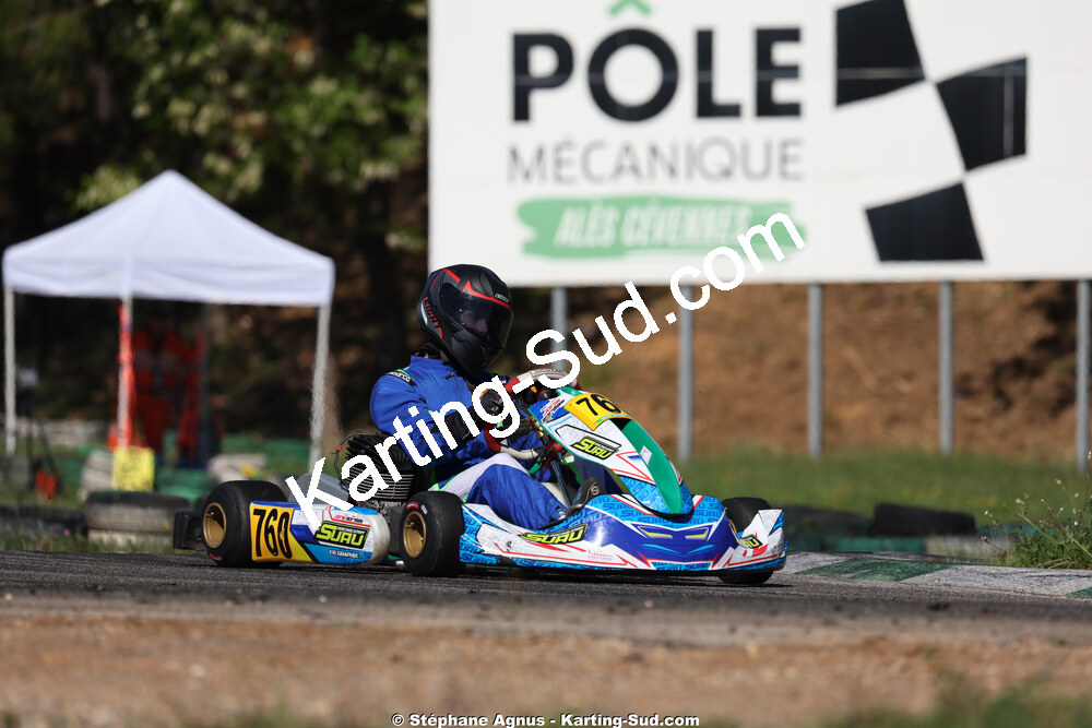 KA100 — 25 & 26/04/2026 : 3ème manche du Championnat du Sud à Alès (photos Stéphane Agnus) 2026 — karting
