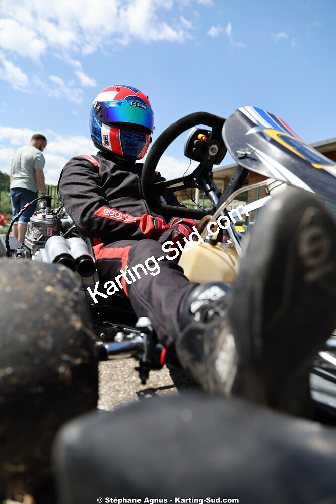 Mathieu FOURNIL — 25 & 26/04/2026 : 3ème manche du Championnat du Sud à Alès (photos Stéphane Agnus) 2026 — karting