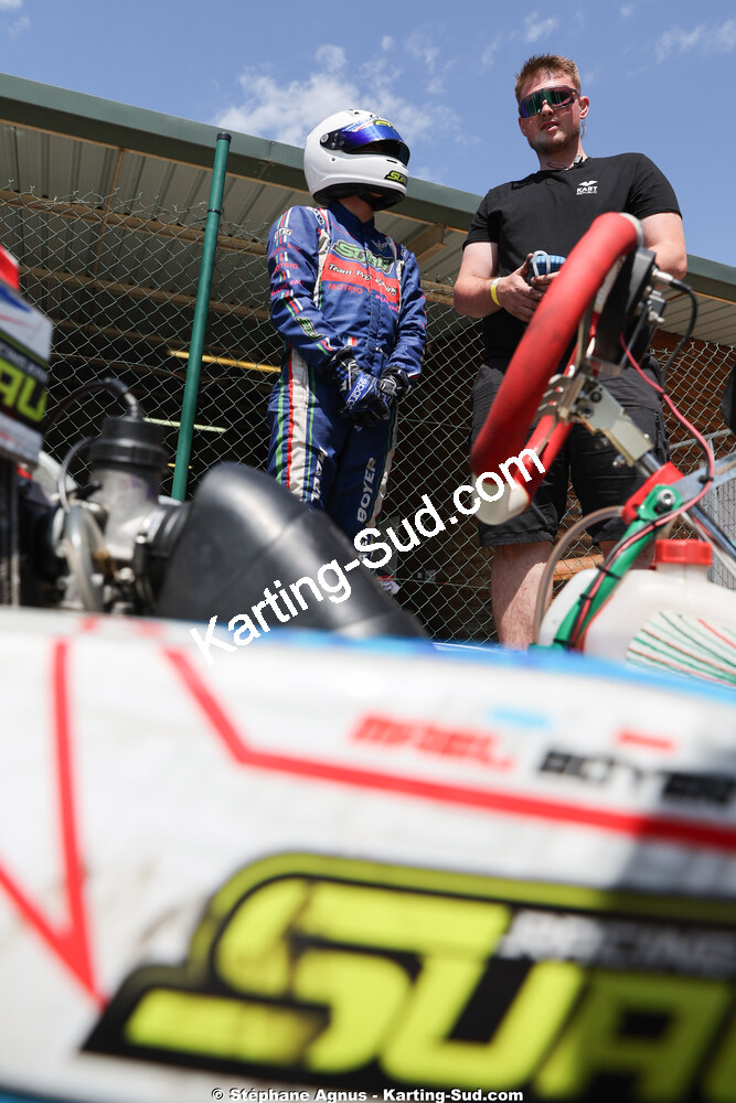Maël BOYER — 25 & 26/04/2026 : 3ème manche du Championnat du Sud à Alès (photos Stéphane Agnus) 2026 — karting