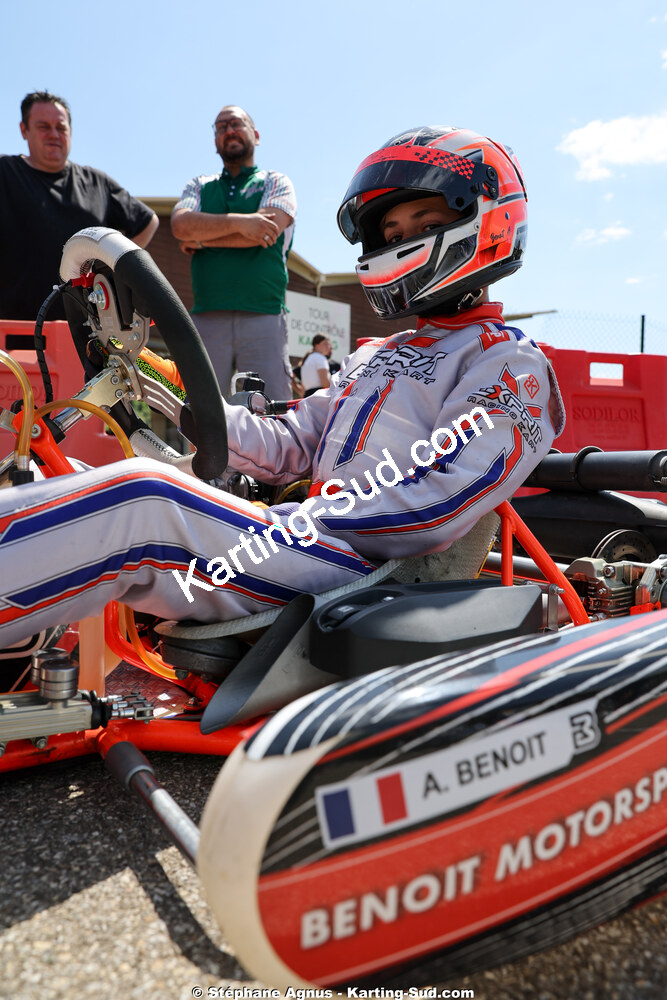 Arthur BENOIT — 25 & 26/04/2026 : 3ème manche du Championnat du Sud à Alès (photos Stéphane Agnus) 2026 — karting