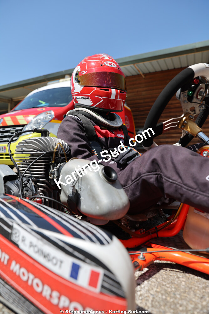 Romeo POINSOT — 25 & 26/04/2026 : 3ème manche du Championnat du Sud à Alès (photos Stéphane Agnus) 2026 — karting