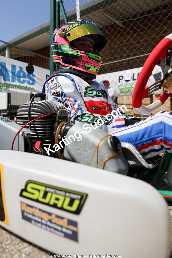 Nathan TAPIA — 25 & 26/04/2026 : 3ème manche du Championnat du Sud à Alès (photos Stéphane Agnus) 2026 — karting