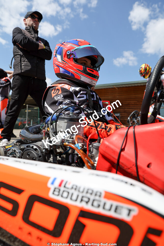 Laura BOURGUET — 25 & 26/04/2026 : 3ème manche du Championnat du Sud à Alès (photos Stéphane Agnus) 2026 — karting