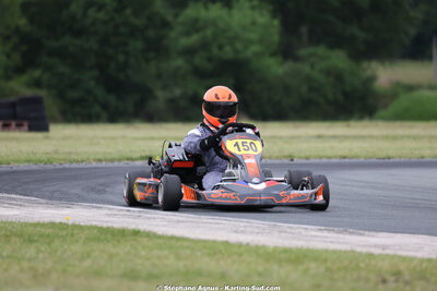 Romain BARDET — 10/05/2026 : 3ème manche du Trophée Ufolep Kart Nouvelle Aquitaine à Saint-Genis-de-Saintonge (photos Stéphane Agnus) 2026 — karting