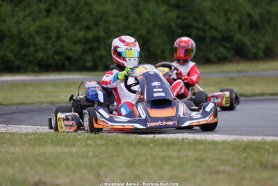 Baptiste STEFANAZZI — 10/05/2026 : 3ème manche du Trophée Ufolep Kart Nouvelle Aquitaine à Saint-Genis-de-Saintonge (photos Stéphane Agnus) 2026 — karting