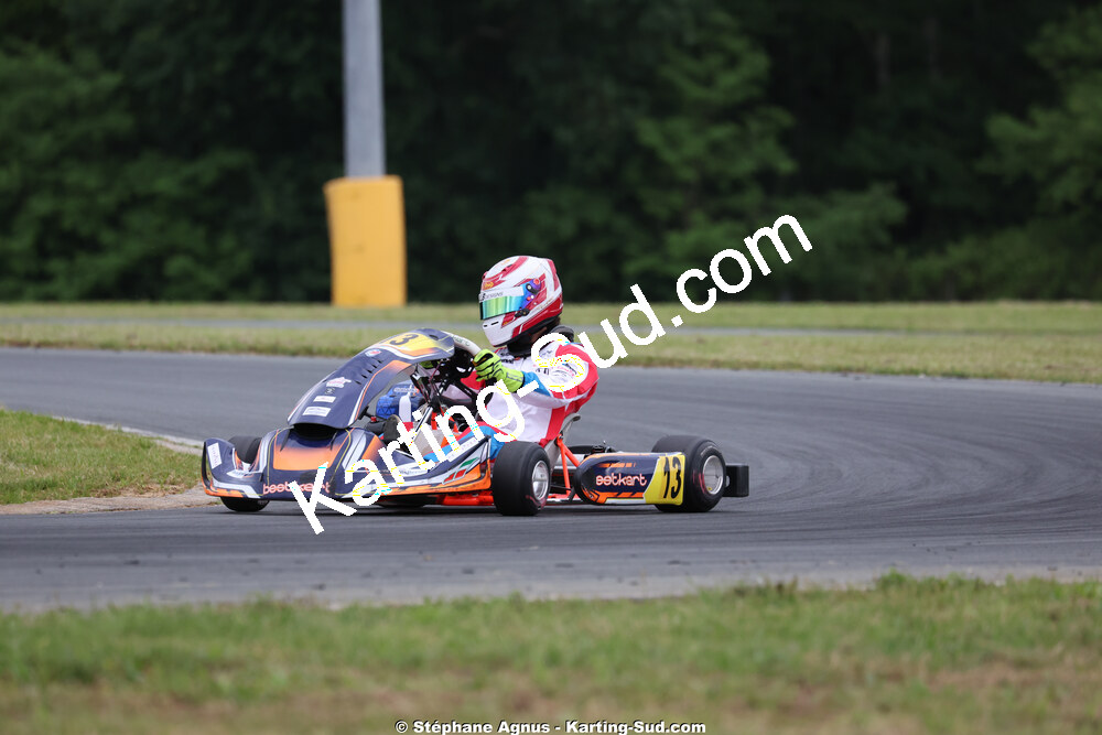 Baptiste STEFANAZZI — 10/05/2026 : 3ème manche du Trophée Ufolep Kart Nouvelle Aquitaine à Saint-Genis-de-Saintonge (photos Stéphane Agnus) 2026 — karting