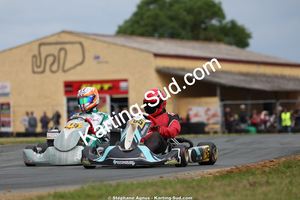 Diego MARRACO GRACIA, Mathéo ROUX — 10/05/2026 : 3ème manche du Trophée Ufolep Kart Nouvelle Aquitaine à Saint-Genis-de-Saintonge (photos Stéphane Agnus) 2026 — karting