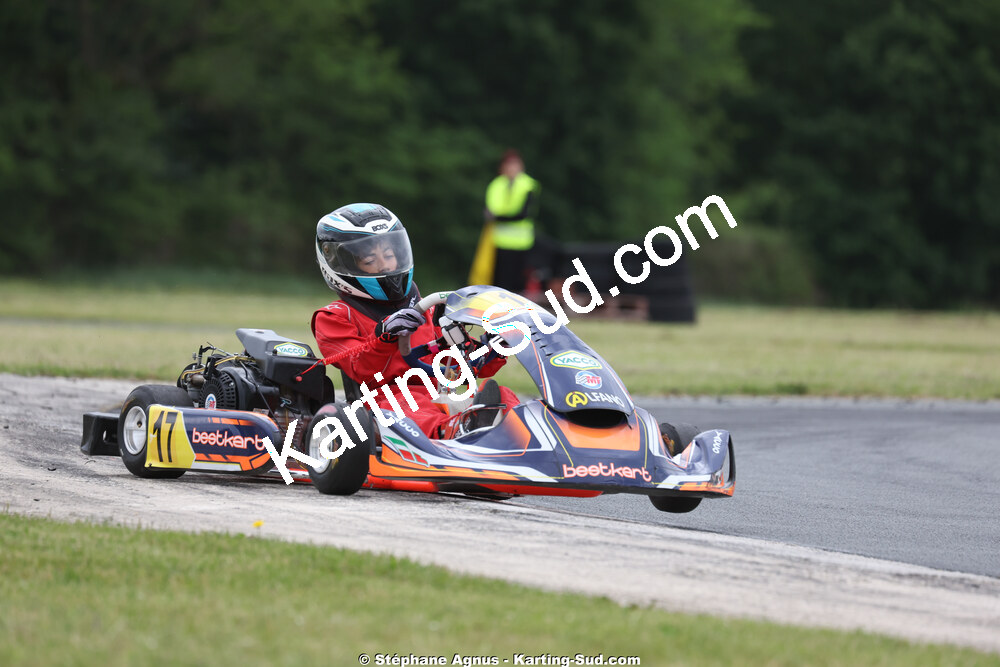 Valentino DE OLIVEIRA — 10/05/2026 : 3ème manche du Trophée Ufolep Kart Nouvelle Aquitaine à Saint-Genis-de-Saintonge (photos Stéphane Agnus) 2026 — karting