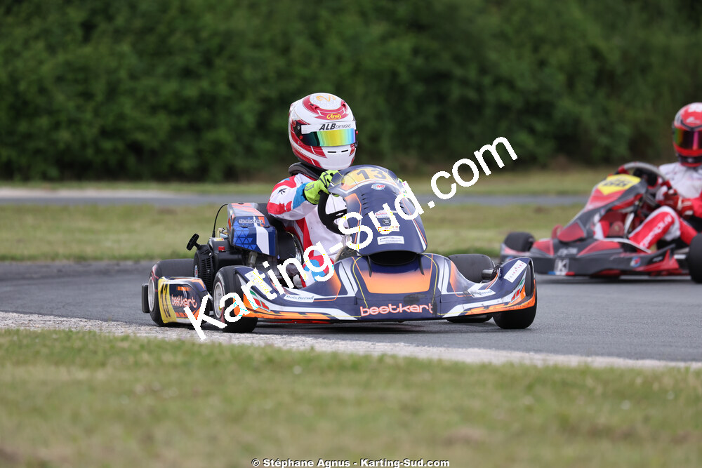 Baptiste STEFANAZZI — 10/05/2026 : 3ème manche du Trophée Ufolep Kart Nouvelle Aquitaine à Saint-Genis-de-Saintonge (photos Stéphane Agnus) 2026 — karting
