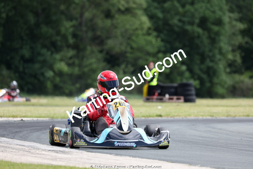 Mathéo ROUX — 10/05/2026 : 3ème manche du Trophée Ufolep Kart Nouvelle Aquitaine à Saint-Genis-de-Saintonge (photos Stéphane Agnus) 2026 — karting