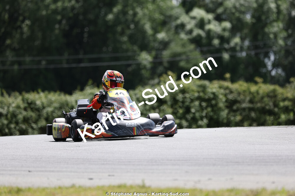 Gabin THUARD — 10/05/2026 : 3ème manche du Trophée Ufolep Kart Nouvelle Aquitaine à Saint-Genis-de-Saintonge (photos Stéphane Agnus) 2026 — karting