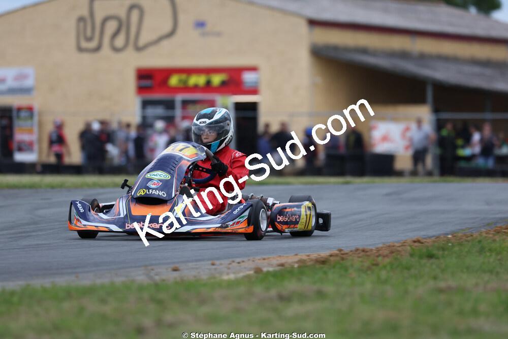 Valentino DE OLIVEIRA — 10/05/2026 : 3ème manche du Trophée Ufolep Kart Nouvelle Aquitaine à Saint-Genis-de-Saintonge (photos Stéphane Agnus) 2026 — karting