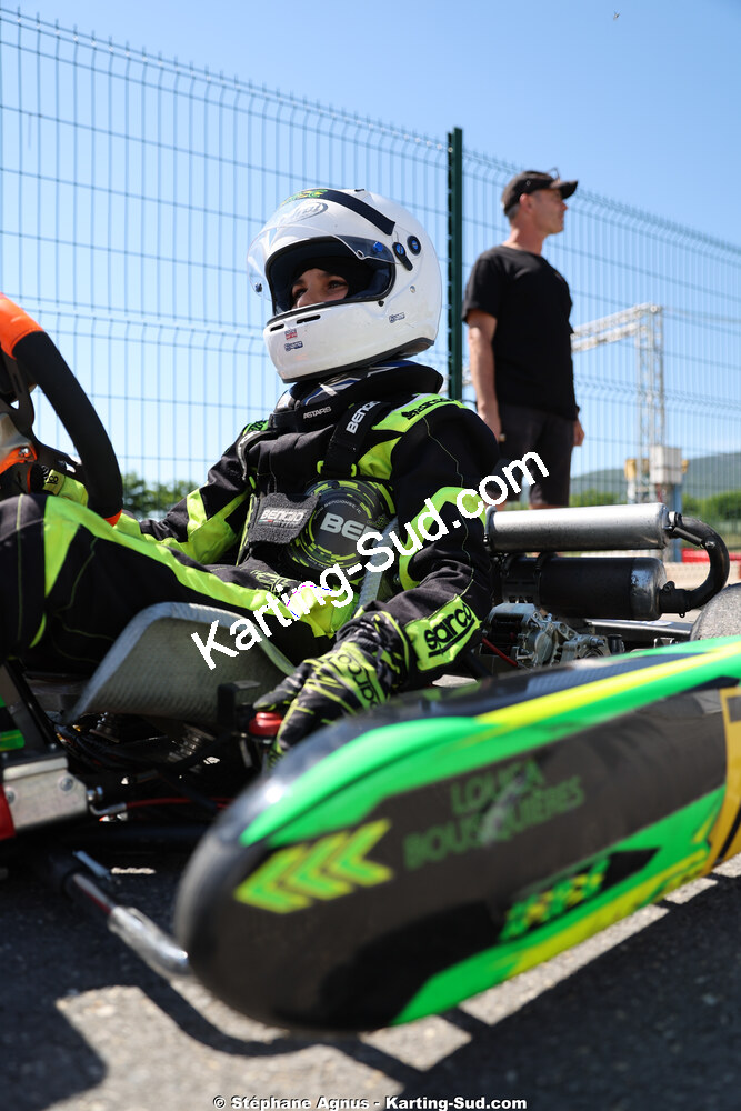 Louca BOUSQUIERES — 23 & 24/05/2026 : 4ème manche du Championnat du Sud à Ganges (photos Stéphane Agnus) 2026 — karting
