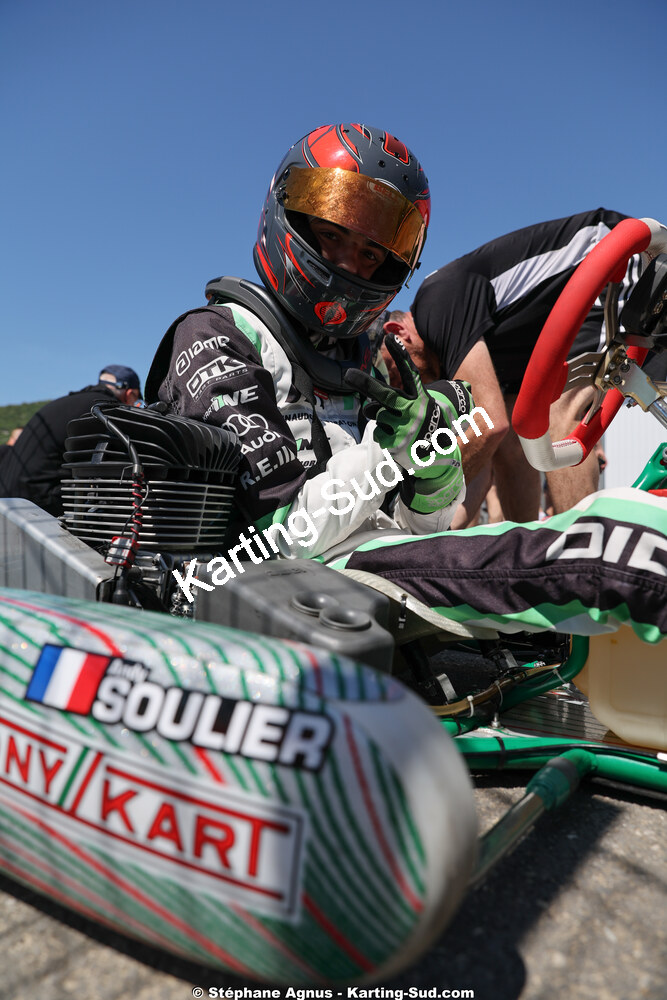 Andy SOULIER — 23 & 24/05/2026 : 4ème manche du Championnat du Sud à Ganges (photos Stéphane Agnus) 2026 — karting