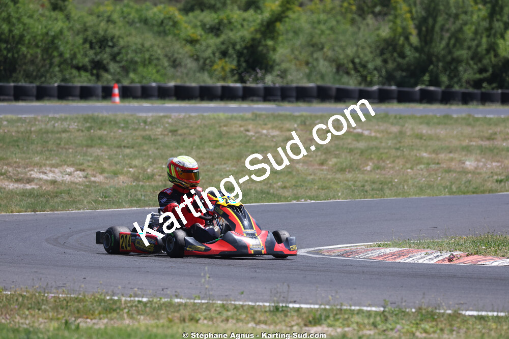 Vincent REBBERT — 23 & 24/05/2026 : 4ème manche du Championnat du Sud à Ganges (photos Stéphane Agnus) 2026 — karting