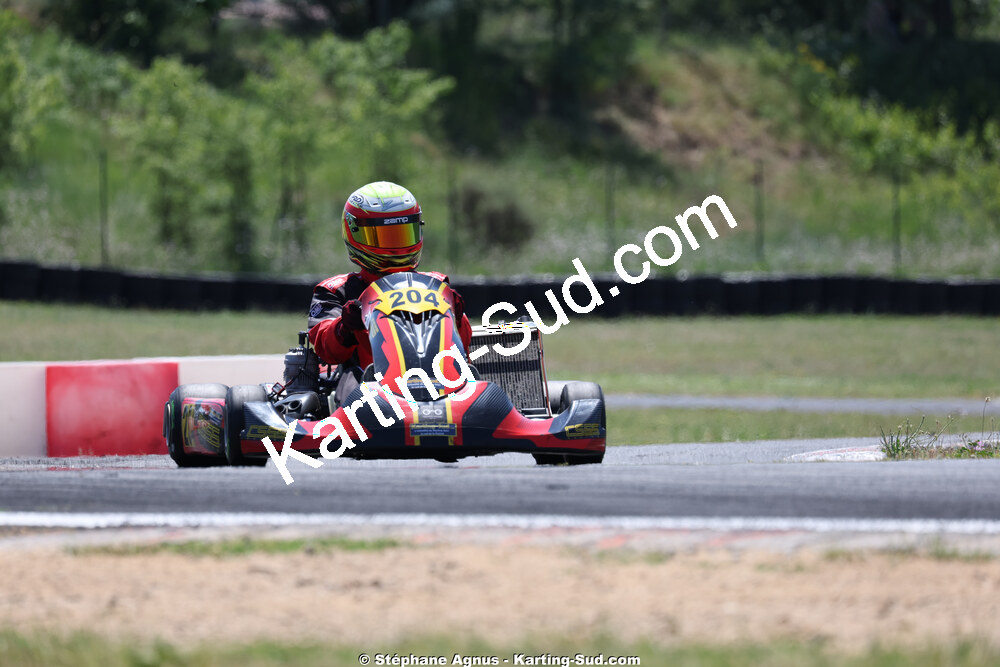 Vincent REBBERT — 23 & 24/05/2026 : 4ème manche du Championnat du Sud à Ganges (photos Stéphane Agnus) 2026 — karting
