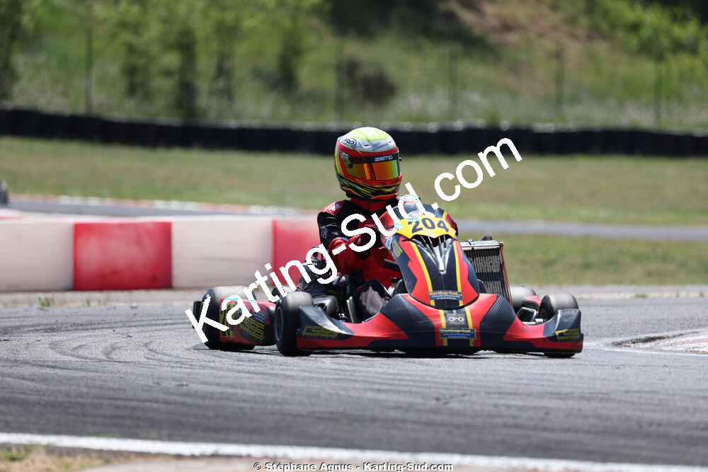 Vincent REBBERT — 23 & 24/05/2026 : 4ème manche du Championnat du Sud à Ganges (photos Stéphane Agnus) 2026 — karting