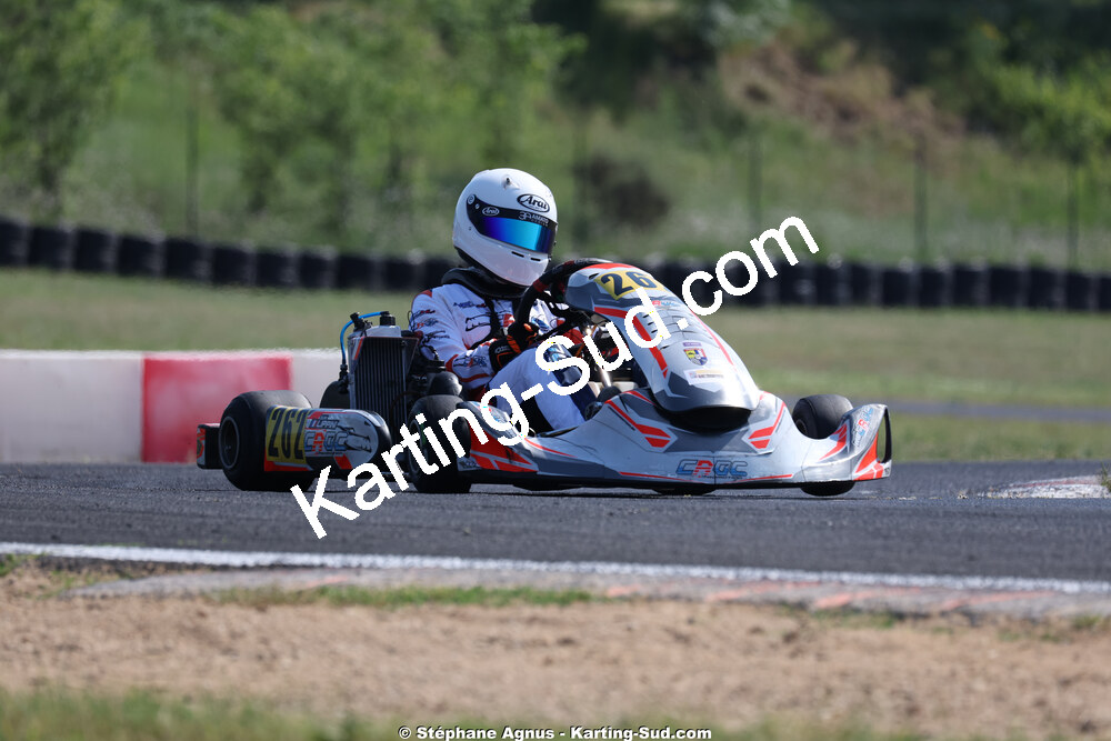 Sénior — 23 & 24/05/2026 : 4ème manche du Championnat du Sud à Ganges (photos Stéphane Agnus) 2026 — karting