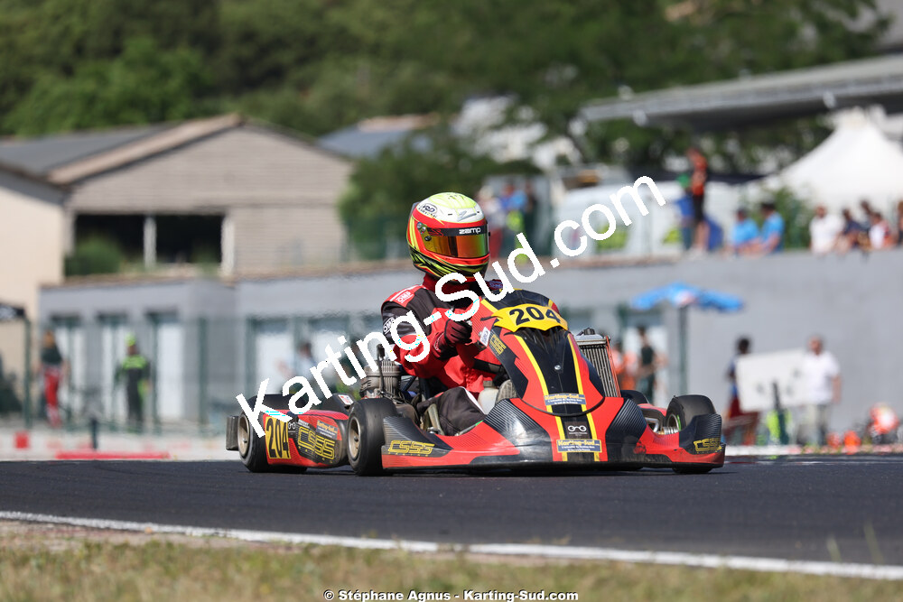 Vincent REBBERT — 23 & 24/05/2026 : 4ème manche du Championnat du Sud à Ganges (photos Stéphane Agnus) 2026 — karting