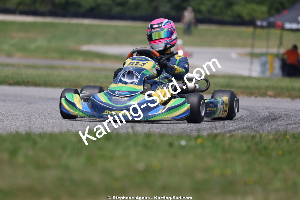 Gabin BONAFOS — 05-07/06/2026 : IAME Series France Round 2 à Aigues-Vives (Photos Stéphane Agnus) 2026 — karting