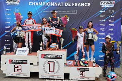 Jules CHECH, Lina SALAMANCA — 11 & 12/07/2026 : Championnat de France Mini 60 / Sénior, Master & Gentleman IAME à Aigues-Vives(Photos Stéphane Agnus) 2026 — karting
