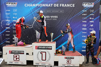 11 & 12/07/2026 : Championnat de France Mini 60 / Sénior, Master & Gentleman IAME à Aigues-Vives(Photos Stéphane Agnus) 2026 — karting