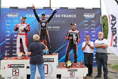 Franck AYMARD, Marc SANCHEZ, Sébastien ANDRES — 11 & 12/07/2026 : Championnat de France Mini 60 / Sénior, Master & Gentleman IAME à Aigues-Vives(Photos Stéphane Agnus) 2026 — karting