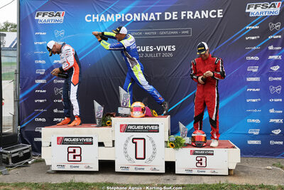 11 & 12/07/2026 : Championnat de France Mini 60 / Sénior, Master & Gentleman IAME à Aigues-Vives(Photos Stéphane Agnus) 2026 — karting