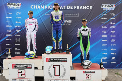 Evan MAINIER, Matéo RIVALS — 11 & 12/07/2026 : Championnat de France Mini 60 / Sénior, Master & Gentleman IAME à Aigues-Vives(Photos Stéphane Agnus) 2026 — karting