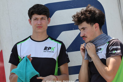 Andy SOULIER, Tom HENRIOT — 11 & 12/07/2026 : Championnat de France Mini 60 / Sénior, Master & Gentleman IAME à Aigues-Vives(Photos Stéphane Agnus) 2026 — karting