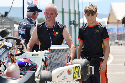 Anton BATHEDOU, Bernard BATHEDOU — 11 & 12/07/2026 : Championnat de France Mini 60 / Sénior, Master & Gentleman IAME à Aigues-Vives(Photos Stéphane Agnus) 2026 — karting