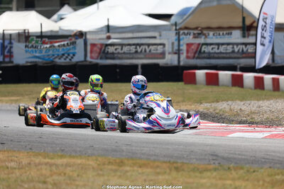 Teo POLICAND — 11 & 12/07/2026 : Championnat de France Mini 60 / Sénior, Master & Gentleman IAME à Aigues-Vives(Photos Stéphane Agnus) 2026 — karting