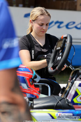 Laura BOURGUET — 11 & 12/07/2026 : Championnat de France Mini 60 / Sénior, Master & Gentleman IAME à Aigues-Vives(Photos Stéphane Agnus) 2026 — karting