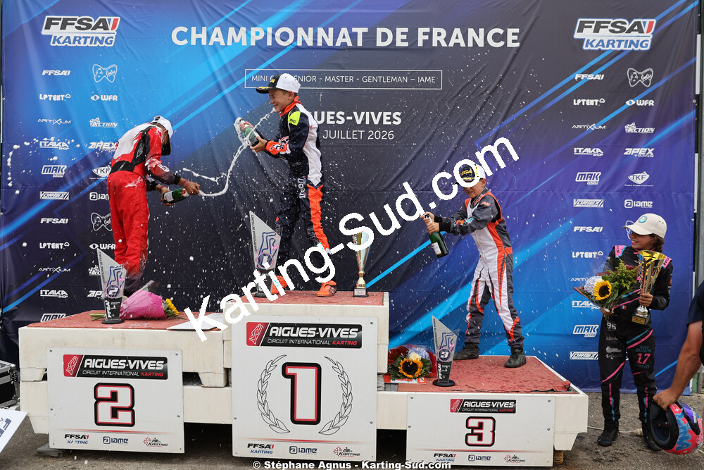 11 & 12/07/2026 : Championnat de France Mini 60 / Sénior, Master & Gentleman IAME à Aigues-Vives(Photos Stéphane Agnus) 2026 — karting