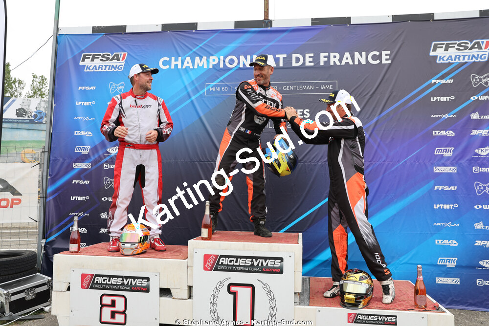 Franck AYMARD, Sébastien ANDRES — 11 & 12/07/2026 : Championnat de France Mini 60 / Sénior, Master & Gentleman IAME à Aigues-Vives(Photos Stéphane Agnus) 2026 — karting