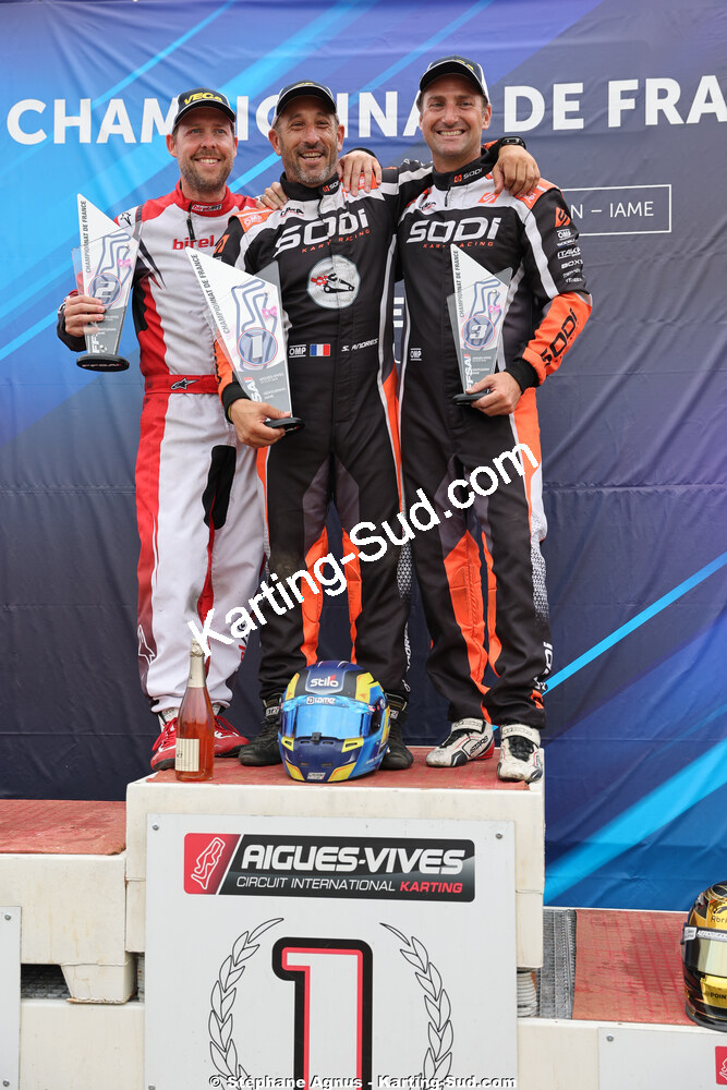 Franck AYMARD, Sébastien ANDRES — 11 & 12/07/2026 : Championnat de France Mini 60 / Sénior, Master & Gentleman IAME à Aigues-Vives(Photos Stéphane Agnus) 2026 — karting