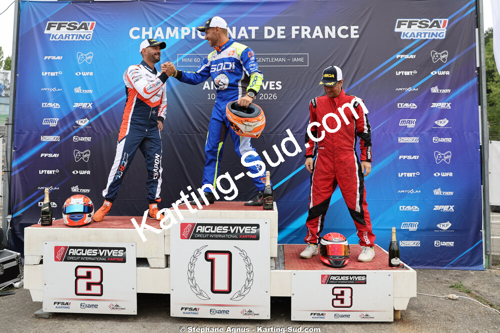 11 & 12/07/2026 : Championnat de France Mini 60 / Sénior, Master & Gentleman IAME à Aigues-Vives(Photos Stéphane Agnus) 2026 — karting