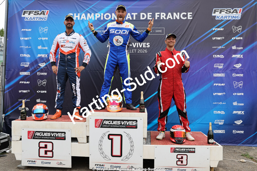Anthony DELCUROU — 11 & 12/07/2026 : Championnat de France Mini 60 / Sénior, Master & Gentleman IAME à Aigues-Vives(Photos Stéphane Agnus) 2026 — karting