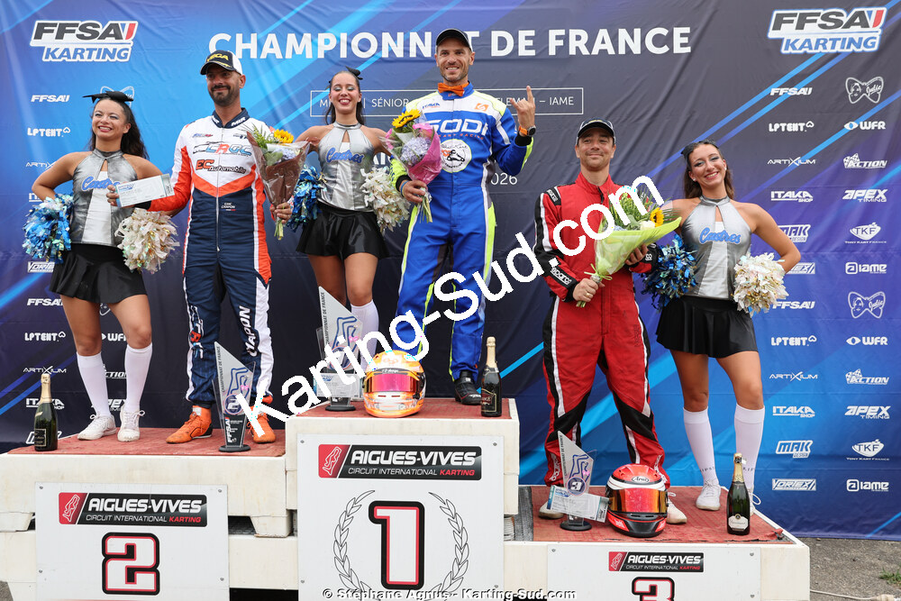 Anthony DELCUROU — 11 & 12/07/2026 : Championnat de France Mini 60 / Sénior, Master & Gentleman IAME à Aigues-Vives(Photos Stéphane Agnus) 2026 — karting