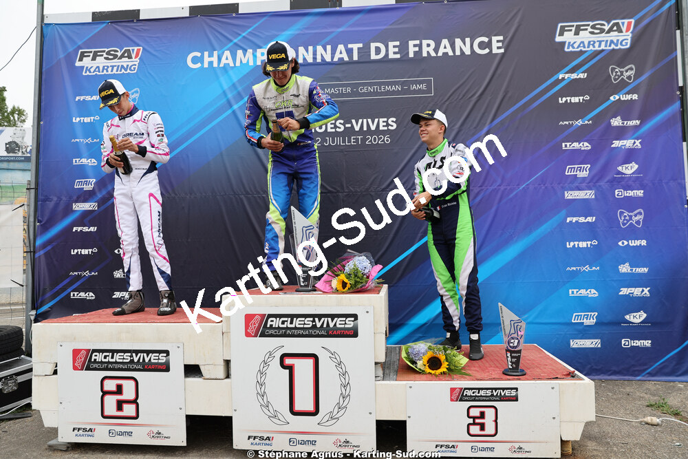 Evan MAINIER — 11 & 12/07/2026 : Championnat de France Mini 60 / Sénior, Master & Gentleman IAME à Aigues-Vives(Photos Stéphane Agnus) 2026 — karting