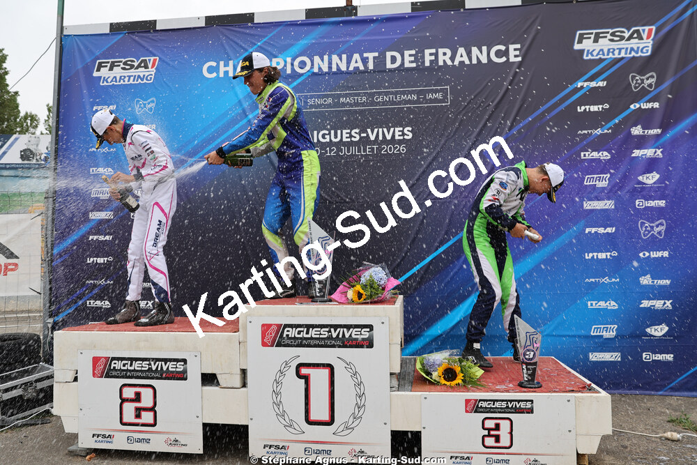 11 & 12/07/2026 : Championnat de France Mini 60 / Sénior, Master & Gentleman IAME à Aigues-Vives(Photos Stéphane Agnus) 2026 — karting
