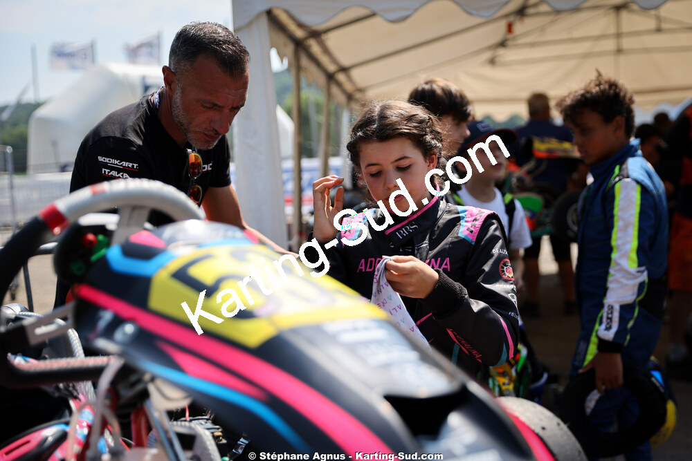 Lina SALAMANCA — 11 & 12/07/2026 : Championnat de France Mini 60 / Sénior, Master & Gentleman IAME à Aigues-Vives(Photos Stéphane Agnus) 2026 — karting