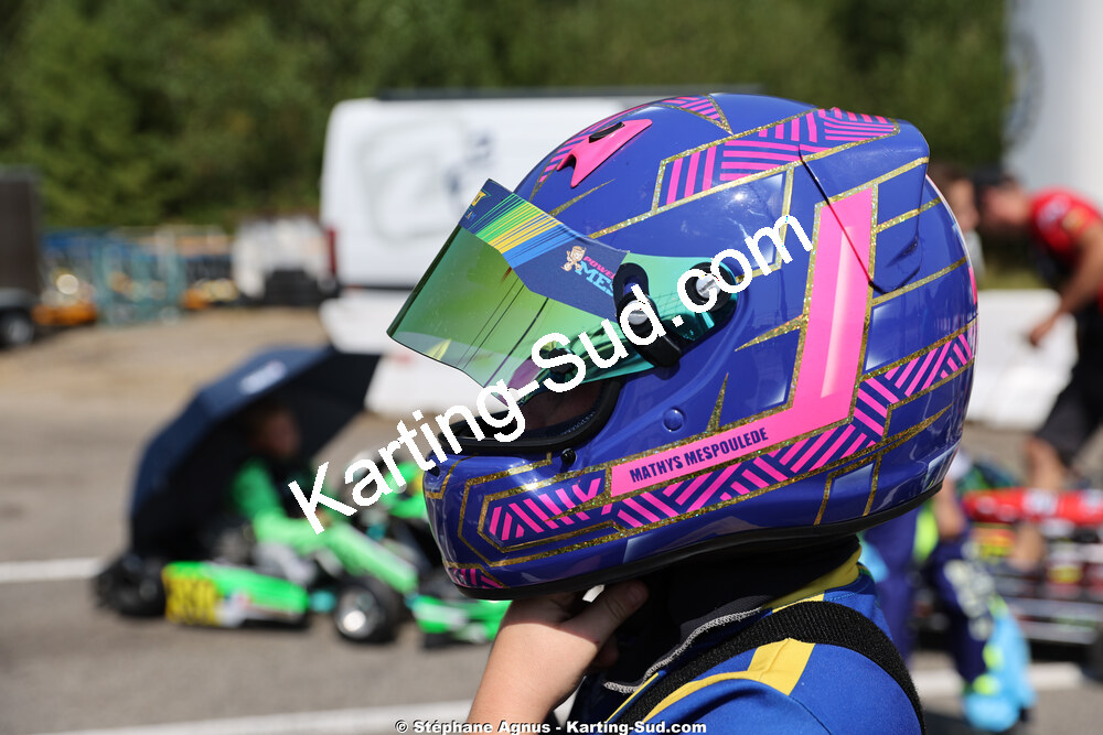 Mathis MESPOULEDE — 11 & 12/07/2026 : Championnat de France Mini 60 / Sénior, Master & Gentleman IAME à Aigues-Vives(Photos Stéphane Agnus) 2026 — karting