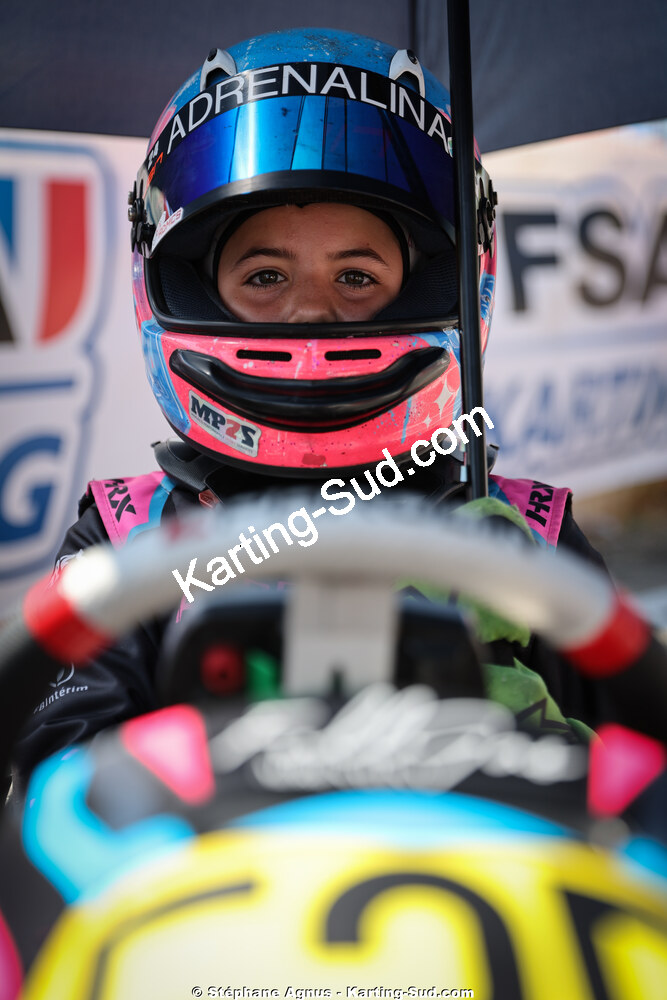 Lina SALAMANCA — 11 & 12/07/2026 : Championnat de France Mini 60 / Sénior, Master & Gentleman IAME à Aigues-Vives(Photos Stéphane Agnus) 2026 — karting